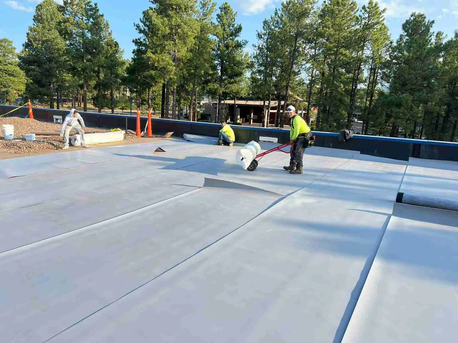 Commercial Roof Membrane Puncture Repair in Irving, TX