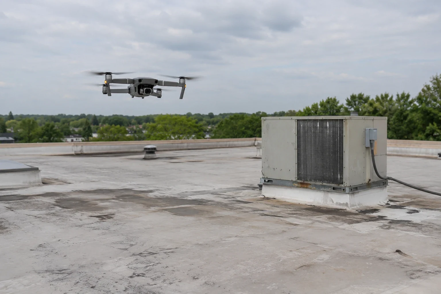 Drone Commercial Roof Inspection in Irving, TX Drone Commercial Roof Inspection in Irving, TX