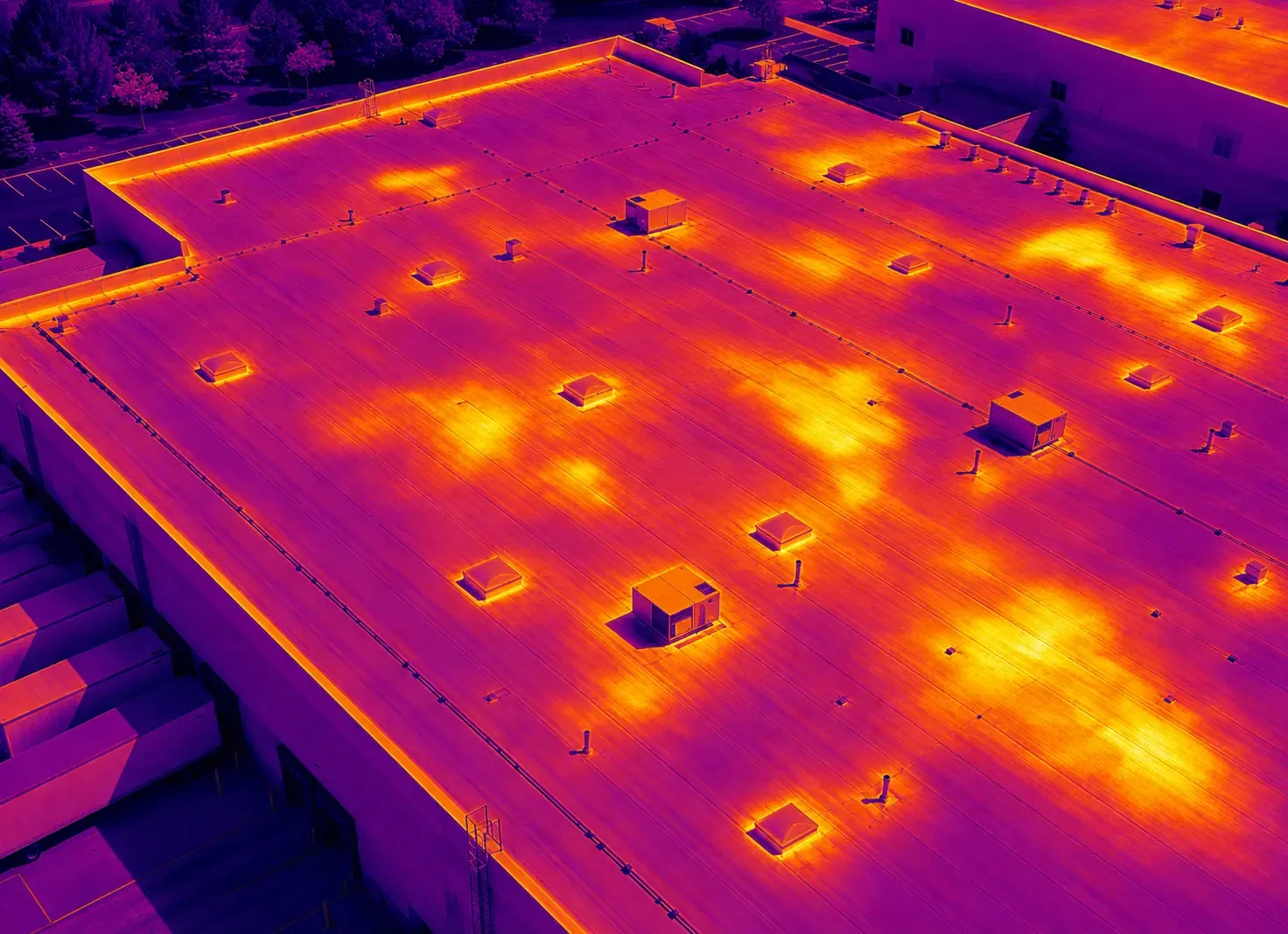 Infrared Roof Moisture Survey in Irving, TX Infrared Roof Moisture Survey in Irving, TX