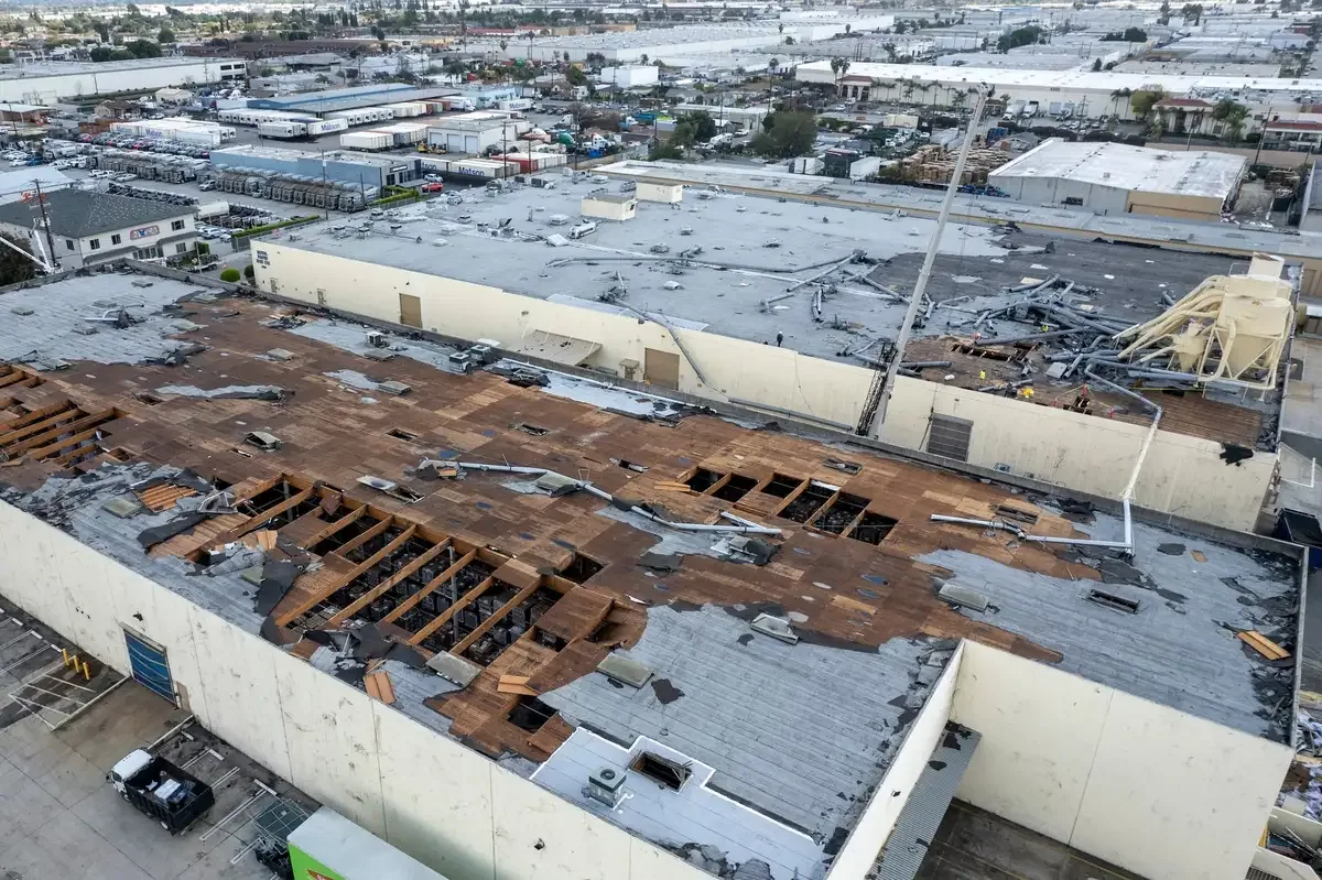 Commercial Storm Damage Roof Repair in Irving, TX Commercial Storm Damage Roof Repair in Irving, TX